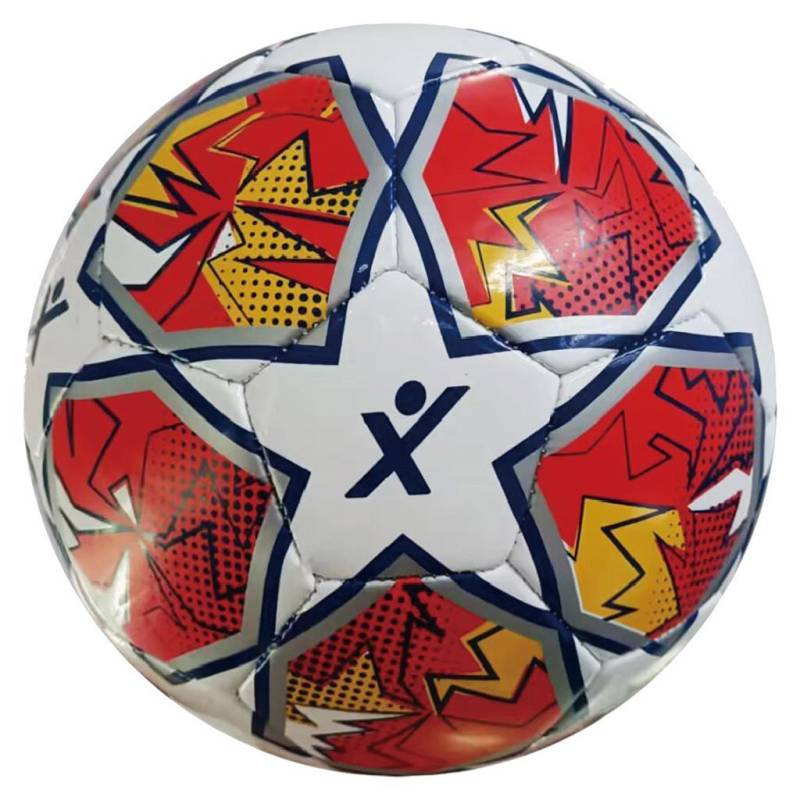 van der Meulen - Ball / Fußball / rot-gelb / 350 Gramm