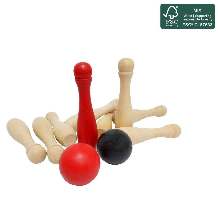 van der Meulen - Kegelspiel / Bowling / Holz