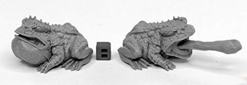 Pechetruite 2 x Giant Frogs - Reaper Bones Miniature zum Rollenspiel Kriegsspiel - 44024 Pechetruite 2 x Giant Frogs - Reaper Bones Miniature zum Rollenspiel Kriegsspiel - 44024 von binoa