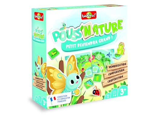 bioviva ! – Pouss'Nature – Gesellschaftsspiel für Kinder ab 3 Jahren – 1 bis 4 Spieler – 400213 von Bioviva
