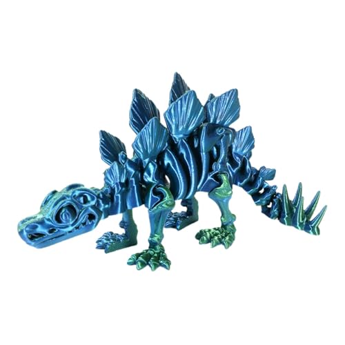 biteatey 3D-gedrucktes Dinosaurier-Spielzeug, 3D-Dinosaurier-Zappelspielzeug, Simulationstier-Lernspielzeug, Scharnierverbindungs-Dinosaurier-Skelettmodell, Simulations-Dinosaurier-Ornament von biteatey