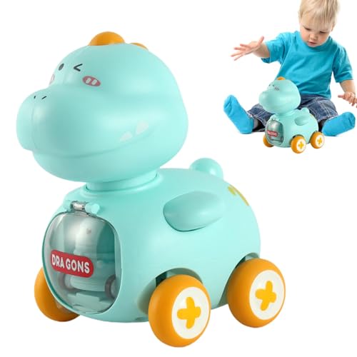 biteatey Autos für Kinder,Kinderspielzeugautos | Spielzeugautos in Cartoon-Dinosaurierform mit Mini-Katapultautos - Interaktives, kreatives, multifunktionales Kinderautospielzeug mit weichen von biteatey