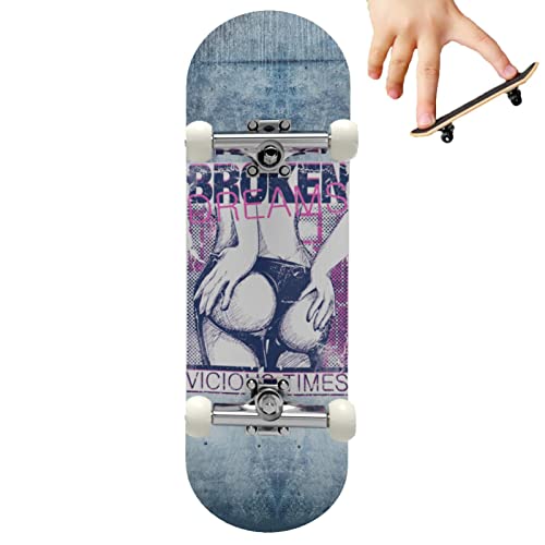 biteatey Griffbrett-Skateboard - Fingerspielzeug für Fingerspitzenbewegung | Fingerbretter, Mini-Skateboard-Fingerbretter für Skateboard-Lernspielzeug, Partygeschenke, Neuheitsspielzeug von biteatey