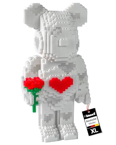 block!t Love Bear Klemmbaustein-Set 5.423 Teile mit LED | Romantische Geschenkidee zum Valentinstag, Geburtstag oder Jahrestag | DIY Deko für Erwachsene & Jugendliche block!t Love Bear Klemmbaustein-Set 5.423 Teile mit LED | Romantische Geschenkidee zum Valentinstag, Geburtstag oder Jahrestag | DIY Deko für Erwachsene & Jugendliche von block!t