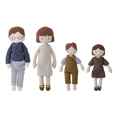 bloomingville Mini Webster Puppen 4er-Pack braun von Bloomingville