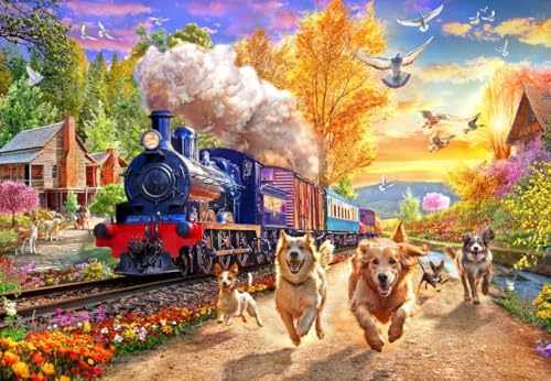 bluebird Puzzle Dem Zug Folgen - 1000 Teile von bluebird