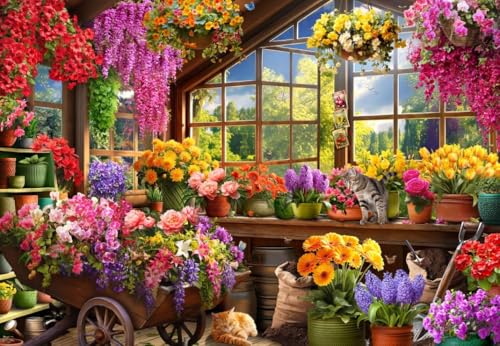 bluebird Puzzle Garten - 1000 Teile von bluebird