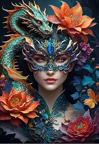 bluebird Puzzle Lady with a Dragon - 1000 Teile von bluebird