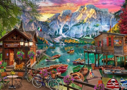 bluebird Puzzle Lago Di Braies, Italy - 500 Teile bluebird Puzzle Lago Di Braies, Italy - 500 Teile von bluebird