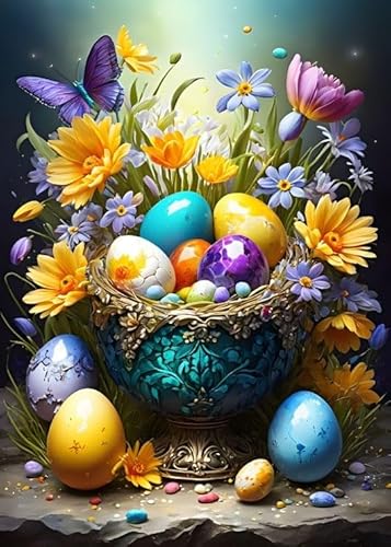 bluebird Puzzle Ostereier und Blumen - 500 Teile bluebird Puzzle Ostereier und Blumen - 500 Teile von bluebird
