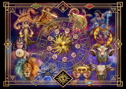 bluebird Puzzle Zodiac Montage - 1000 Teile von bluebird