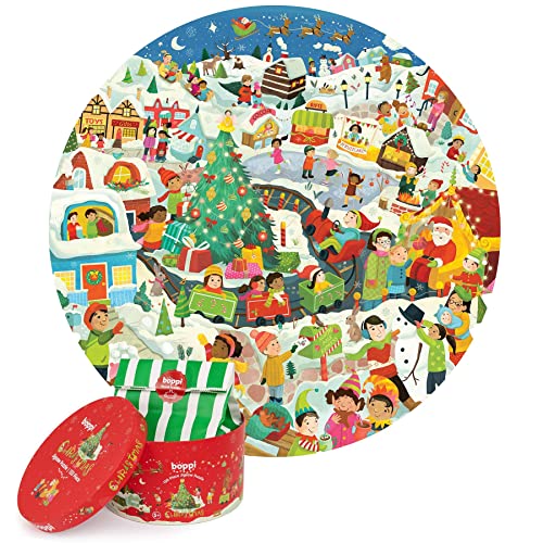 boppi Weihnachtspuzzle für Kinder, 150 Teile, rund, für Kinder ab 5 Jahren, 100% recycelter Karton boppi Weihnachtspuzzle für Kinder, 150 Teile, rund, für Kinder ab 5 Jahren, 100% recycelter Karton von boppi