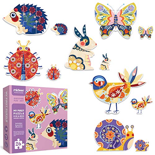 boppi Mideer Puzzle - Mein erstes Kinder Puzzel. Die Tiere in meinem Garten mit extra dicken Puzzleteilen kennenlernen. Für Kleinkinder ab 3 Jahren. Das Puzzle hat 32 Teile. boppi Mideer Puzzle - Mein erstes Kinder Puzzel. Die Tiere in meinem Garten mit extra dicken Puzzleteilen kennenlernen. Für Kleinkinder ab 3 Jahren. Das Puzzle hat 32 Teile. von boppi