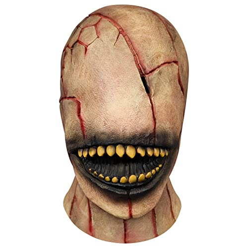 brableewear Gruselige Halloween-Maske, Smiley-Killer-Maske, gruselige Zombie-Kopfbedeckung, voller Kopf, Cosplay-Kostüm-Requisiten brableewear Gruselige Halloween-Maske, Smiley-Killer-Maske, gruselige Zombie-Kopfbedeckung, voller Kopf, Cosplay-Kostüm-Requisiten von brableewear