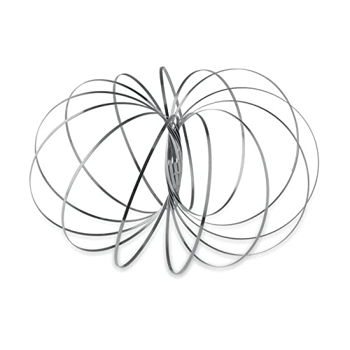 brand promotion Magische Spirale aus Edelstahl Kinetic Flowring Metall. FLOWRING – Kinetic Toy aus Edelstahl, Interaktives Stressspielzeug, Ideal fürs Büro und Zuhause, Silber, 13 cm Durchmesser brand promotion Magische Spirale aus Edelstahl Kinetic Flowring Metall. FLOWRING – Kinetic Toy aus Edelstahl, Interaktives Stressspielzeug, Ideal fürs Büro und Zuhause, Silber, 13 cm Durchmesser von brand promotion