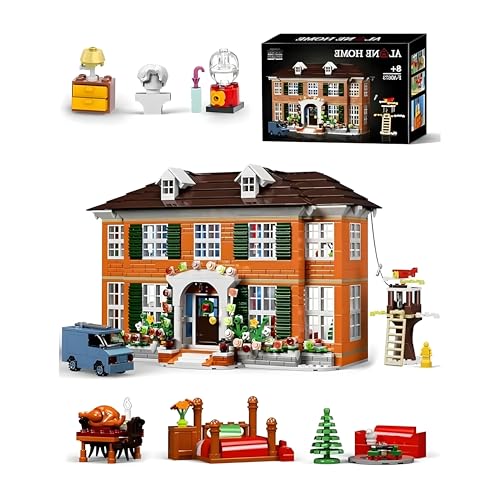 Kevin Home Loness Bauset - Kompatibel mit Home Alone Set, Kreatives STEM Kit Haus Abenteuer, Halloween Haus Set für Kinder ab 8 Jahren, Ideales Urlaub Kreatives Bauset Geschenk für Filmfans Kevin Home Loness Bauset - Kompatibel mit Home Alone Set, Kreatives STEM Kit Haus Abenteuer, Halloween Haus Set für Kinder ab 8 Jahren, Ideales Urlaub Kreatives Bauset Geschenk für Filmfans von brinnkwiz