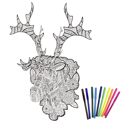 3D -Puzzle -Set - Kreatives Malaktivität, Bildungskunstkit | Handgefertigtes Malvorlagen Mit Hellen Stiften Für Die Frühe Entwicklung, Aufgaben Des Fachkenntnisses Und Unterhaltsame Unterhaltung Für K 3D -Puzzle -Set - Kreatives Malaktivität, Bildungskunstkit | Handgefertigtes Malvorlagen Mit Hellen Stiften Für Die Frühe Entwicklung, Aufgaben Des Fachkenntnisses Und Unterhaltsame Unterhaltung Für K von brooksnaji