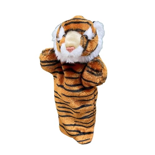 Animal Hand Puppet - Plüschhandschuhpuppe, Interaktiver Spielzeug | Weiche Touch Fingerpuppe Haustier, Perfekt Für Spielzeit Mit Kleinem Hunde -Hündchen -Haut -freundlicher Interaktiver Fingerpuppen F von brooksnaji