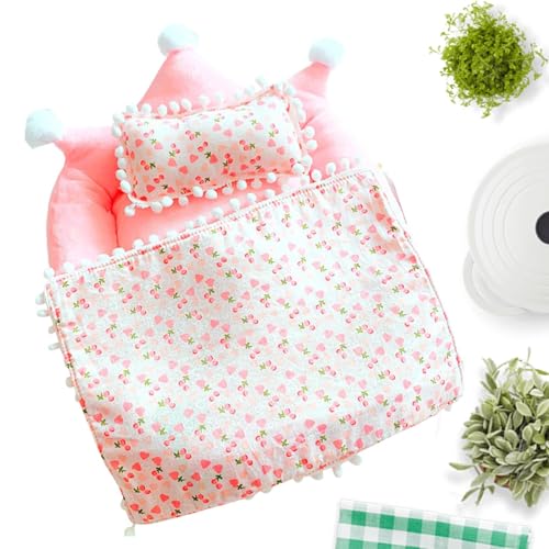 -Bett Set - Bettwäsche Möbel Für Das Spielen, Dekorative Gegenstände Für Kinder | Kinderspielzeugmöbel, Um Die Kreativität Und Die Kreativität Ihres Sohnes Zu Entwickeln, Miniaturpuppenschla von brooksnaji