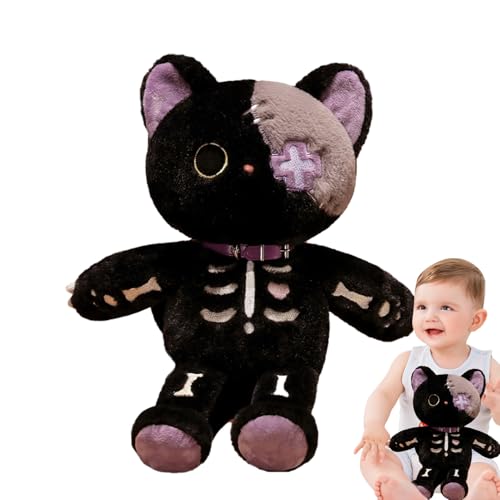 Cartoon Katze Plüsch - Gothic Style 15 Zoll Schädelkatze Gefülltes Tier, Anime -Figur Kissen Für Dekorative Anzeigen Und Gibing | Weiches Plüschspielzeug Für Festivalüberraschung, Katze Plüsch Cartoon Katze Plüsch - Gothic Style 15 Zoll Schädelkatze Gefülltes Tier, Anime -Figur Kissen Für Dekorative Anzeigen Und Gibing | Weiches Plüschspielzeug Für Festivalüberraschung, Katze Plüsch von brooksnaji