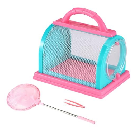 Erkundungsset für draußen für Kinder, Set mit Werkzeugen zur Beobachtung von Insekten (einschließlich Trap + Tweezers + Net Bag) Toys Science Education Science Experiment für 3-12 Jahre Net von Ins von brooksnaji