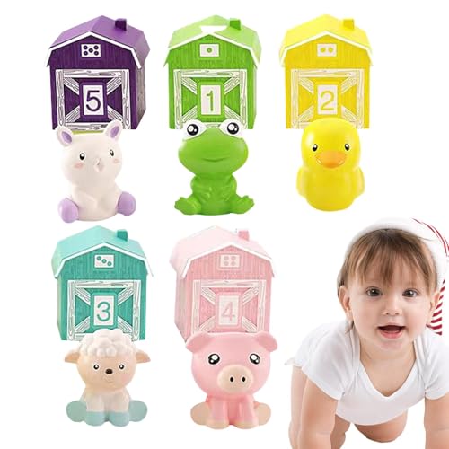 Handpuppen mit Bauernhoftieren, Fingerpuppen für Kinder | Spielzeug zählen Spielzeug bestellen Tierpuppen - Handpuppen für Kinder, Lernspielzeug, Spiele von brooksnaji