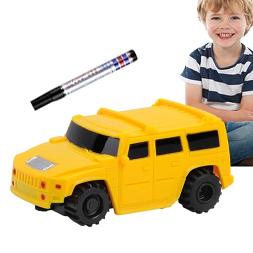 Induktives Autospielzeug - Interaktives Beinspielzeug, um schwarze Linien zu verfolgen, mit Sensorerkennung | Induktives Lernspielzeug für Autos zum Züchten von Spielen von brooksnaji
