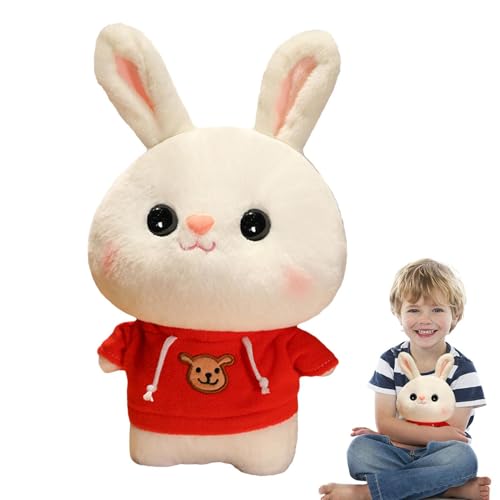 Kaninchenplüschspielzeug - Süße Kaninchenpuppe, Flauschiges Spielzeug | Weiches Spielzeug Mit Einem Weichen Gefühl, Kann Als Kissen Und Gefüllter Tier Verwendet Werden, Mädchen In Der Innenausstattung Kaninchenplüschspielzeug - Süße Kaninchenpuppe, Flauschiges Spielzeug | Weiches Spielzeug Mit Einem Weichen Gefühl, Kann Als Kissen Und Gefüllter Tier Verwendet Werden, Mädchen In Der Innenausstattung von brooksnaji