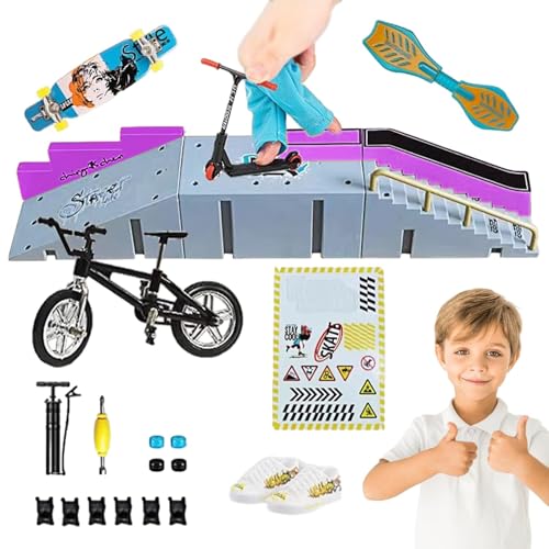 Klavierrampen für Kinder | Finger Skateboard Park Finger Scooter - mit Fingerboard | Lustiges Fingerbike für Party, Geburtstag, Weihnachten Klavierrampen für Kinder | Finger Skateboard Park Finger Scooter - mit Fingerboard | Lustiges Fingerbike für Party, Geburtstag, Weihnachten von brooksnaji