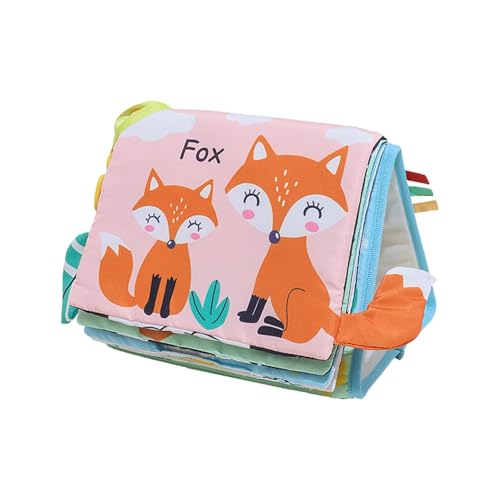 Kreppbuch für Kinder, gekräuselte Bücher für, Faltbare Schwänze Spiegel für Kinderbücher Spielzeug mit Stoffbuch, Lustige interaktive Kinderbücher, Spielzeug für Kreppbuch für Kinder, gekräuselte Bücher für, Faltbare Schwänze Spiegel für Kinderbücher Spielzeug mit Stoffbuch, Lustige interaktive Kinderbücher, Spielzeug für von brooksnaji