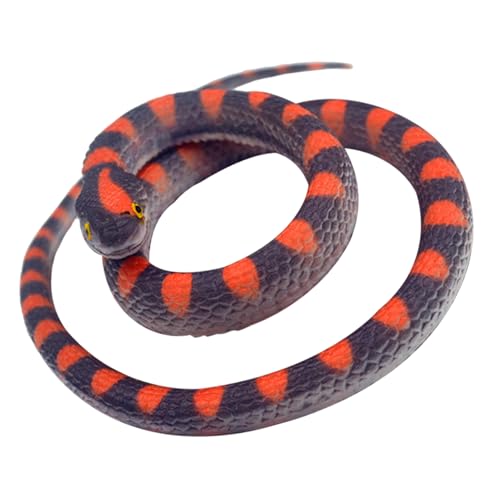 Künstliche Schlange, realistische Schlange, 70 cm, falsche Schlange, Halloween, Party Favors, lange realistische Gummischlange für Garten-Szenenobjekte zum Abschrecken von Vögeln, Scoiattol Künstliche Schlange, realistische Schlange, 70 cm, falsche Schlange, Halloween, Party Favors, lange realistische Gummischlange für Garten-Szenenobjekte zum Abschrecken von Vögeln, Scoiattol von brooksnaji