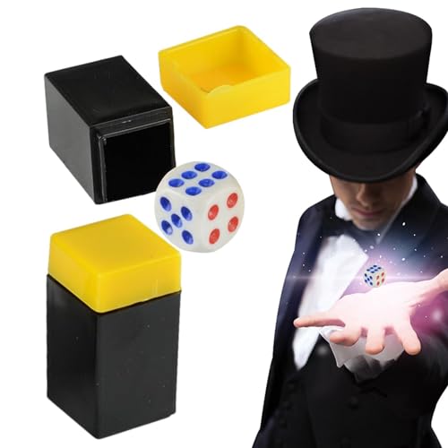 Magic Dice Game - Mysterious Dice Magic Tricks, Classic Dot Change Dice | Trick Dice for Prenks Trick Würfel Set Trick Dice Dice Magic Dice Trucks Hat Magic Dice Trucks hat Magic Dice Illusion Dice von brooksnaji
