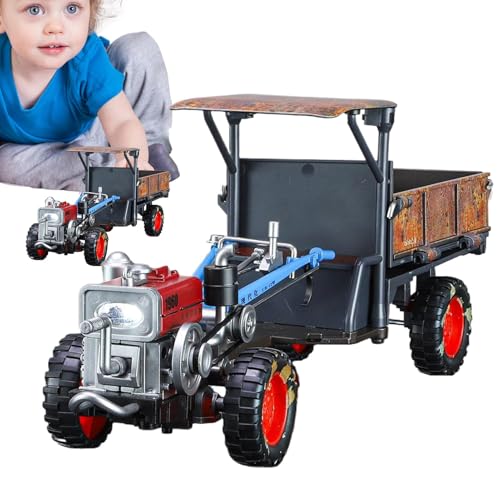 Modell Im Maßstab Des Traktors - 1:24 Legierung Traktor-Spiele Mit Lichtern Und Musik | Tractor Model Car, Metal Model Tractor, Tractor Model 1:24 Maßstab Modell Auto Traktor Spiele A Man von brooksnaji