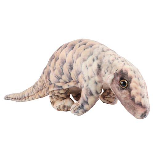 Pangolin Gefülltes Tier - Kuschelige Pangolin Plüschpuppe, Simuliertes Weich Gefüllte Pangolin | Wild Learning Pangolin Huggable Plush, Skin-Friendly Realistic Pangolin Cuddly Partner For Christmas Bi von brooksnaji
