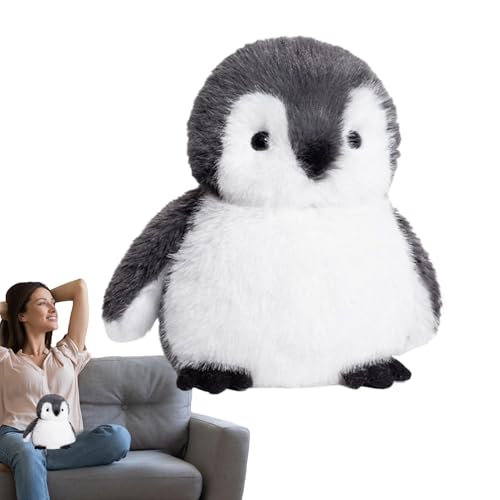 Penguin Plüschpuppe - 8 Zoll Flauschiges Weiches Spielzeug, Süße Penguin -Puppe Für | Perfekte Umarmende Tierische Figur Für Kinder Und Teenager, Weiches Tierplüschgeschenk, Das Ihnen Vor Ihrer von brooksnaji