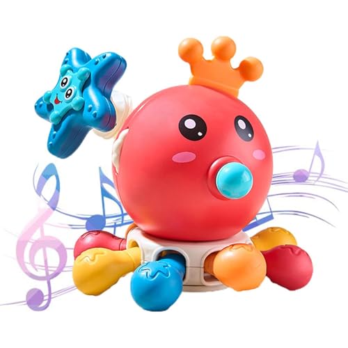 Pulling String Toy, Baby Pull-Seilspielzeug, Octopus Teether für Kinder, Press Sound Octopus, Lernaktivität, Fine Motor Game Pulling String Toy, Baby Pull-Seilspielzeug, Octopus Teether für Kinder, Press Sound Octopus, Lernaktivität, Fine Motor Game von brooksnaji