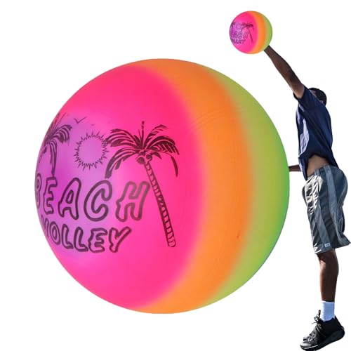 Rainbow Color Ball - Bunte Aufblasbare Bälle Für Aktivitäten Im Freien, Wasserspielspielzeug | Pool Und Schwimmen, Sommer Freizeit, Aufblasbare Spielplatzausrüstung Für Partyveranstaltungen Für Kinder von brooksnaji