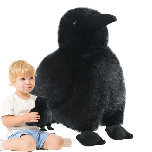 Simulation Crow Plush Toy - Realistische Raven -Puppe, Weich Gefiederte Tierplüsch | Ausgestopfte Tierkrähe -Vogelspielzeug, Lebensechter Vogelkunstwerk Realistisches Spielzeug Für Schlafzimmer Kinder Simulation Crow Plush Toy - Realistische Raven -Puppe, Weich Gefiederte Tierplüsch | Ausgestopfte Tierkrähe -Vogelspielzeug, Lebensechter Vogelkunstwerk Realistisches Spielzeug Für Schlafzimmer Kinder von brooksnaji
