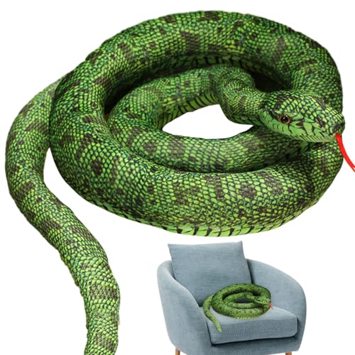 Snake Plussh Toy - Super weiches Plüsch-Spielzeug, superweich, realistisches Design | Boa Costrittic Seele Plüschtiere, Halloween, Geburtstage, San, Urlaub, O Snake Plussh Toy - Super weiches Plüsch-Spielzeug, superweich, realistisches Design | Boa Costrittic Seele Plüschtiere, Halloween, Geburtstage, San, Urlaub, O von brooksnaji