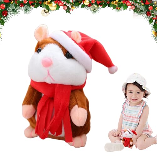 Sprechender Hamster - Plüsch -Soundspielzeug, Interaktiver -Haustier | Kinder Frühes Lernen Sprechend Begleiter Wiederholen Hamster Stofftiere, Elektronische Sprachkopie Puppe Für Mädchen Jung Sprechender Hamster - Plüsch -Soundspielzeug, Interaktiver -Haustier | Kinder Frühes Lernen Sprechend Begleiter Wiederholen Hamster Stofftiere, Elektronische Sprachkopie Puppe Für Mädchen Jung von brooksnaji