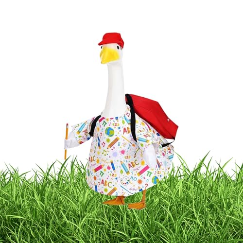 brooksnaji Gänsekleidung | 4-teiliges Garten Gänse Outfit Set,Deko Figurenbekleidung 58 cm Für Rasen Garten Studio Kinder Schule Camping Terrasse Feiern brooksnaji Gänsekleidung | 4-teiliges Garten Gänse Outfit Set,Deko Figurenbekleidung 58 cm Für Rasen Garten Studio Kinder Schule Camping Terrasse Feiern von brooksnaji
