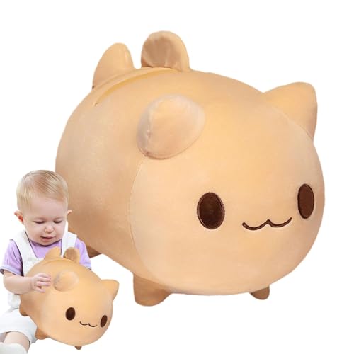 brooksnaji Katzenplüschkissen, Katzengefüllte Tiere | Kinder mit beruhigenden Spielzeugen ausgestopft - Bunte Kinderpuppe, Mehrzweck -Wohnkultur für Schlafzimmer, Wohnzimmer, Arbeit, Sofa brooksnaji Katzenplüschkissen, Katzengefüllte Tiere | Kinder mit beruhigenden Spielzeugen ausgestopft - Bunte Kinderpuppe, Mehrzweck -Wohnkultur für Schlafzimmer, Wohnzimmer, Arbeit, Sofa von brooksnaji