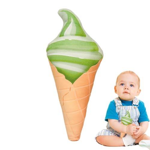 brooksnaji Plüsch Eis Dekor, gefülltes Eis Hörner | Plüsch Eis gedruckt Plüsch, Cartoon Plüschkissen, Bühne Zubehör zu kuscheln, von brooksnaji