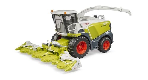 bruder 02134 - Claas Jaguar 980 Feldhäcksler - 1:16 Bauernhof Landwirtschaft Traktor Trecker Schlepper Bulldog Fahrzeug Erntemaschine Maisgebiss Feldarbeit Spielzeug von bruder