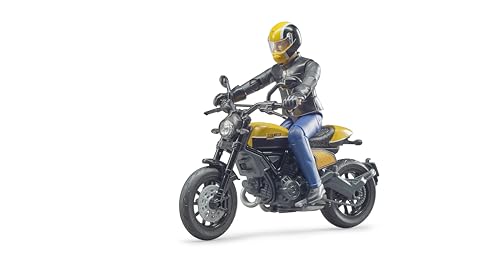 bruder 63053 - Scrambler Ducati Full Throttle, Motorrad und Fahrer - 1:16 Motorrad, Spielzeugfigur, Motocross bruder 63053 - Scrambler Ducati Full Throttle, Motorrad und Fahrer - 1:16 Motorrad, Spielzeugfigur, Motocross von bruder