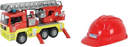 Man TGA Feuerw. Drehleiter,L&S,Spielhelm Man TGA Feuerw. Drehleiter,L&S,Spielhelm von bruder