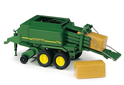 bruder 02017 - John Deere Großballenpresse mit 2 Quaderballen - 1:16 Ballenpresse, Landwirtschaft, Bauernhof, Erntemaschine, Feldarbeit, Traktoranhänger, Stroh, Heu, Rundballen bruder 02017 - John Deere Großballenpresse mit 2 Quaderballen - 1:16 Ballenpresse, Landwirtschaft, Bauernhof, Erntemaschine, Feldarbeit, Traktoranhänger, Stroh, Heu, Rundballen von bruder