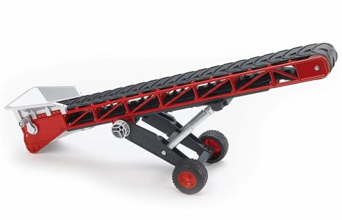 bruder 02031 - Förderband, klappbare Deichsel, höhenverstellbares Fahrgestell - 1:16 Transportband Fließband Gurtförderer Bauernhof Landwirtschaft Traktor-Zubehör bruder 02031 - Förderband, klappbare Deichsel, höhenverstellbares Fahrgestell - 1:16 Transportband Fließband Gurtförderer Bauernhof Landwirtschaft Traktor-Zubehör von bruder