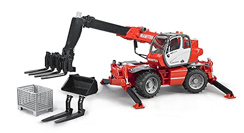 bruder 02129 - Manitou Teleskostapler MRT 2150 - 1:16 Baufahrzeug, Stapler, Bauernhof, Landwirtschaft, Spielzeug bruder 02129 - Manitou Teleskostapler MRT 2150 - 1:16 Baufahrzeug, Stapler, Bauernhof, Landwirtschaft, Spielzeug von bruder