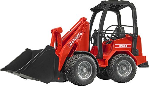 bruder 02190 - Schäffer Hoflader 2630 - 1:16 Fahrzeug, Landwirtschaft, Bauernhof, Spielzeug, Radlader von bruder